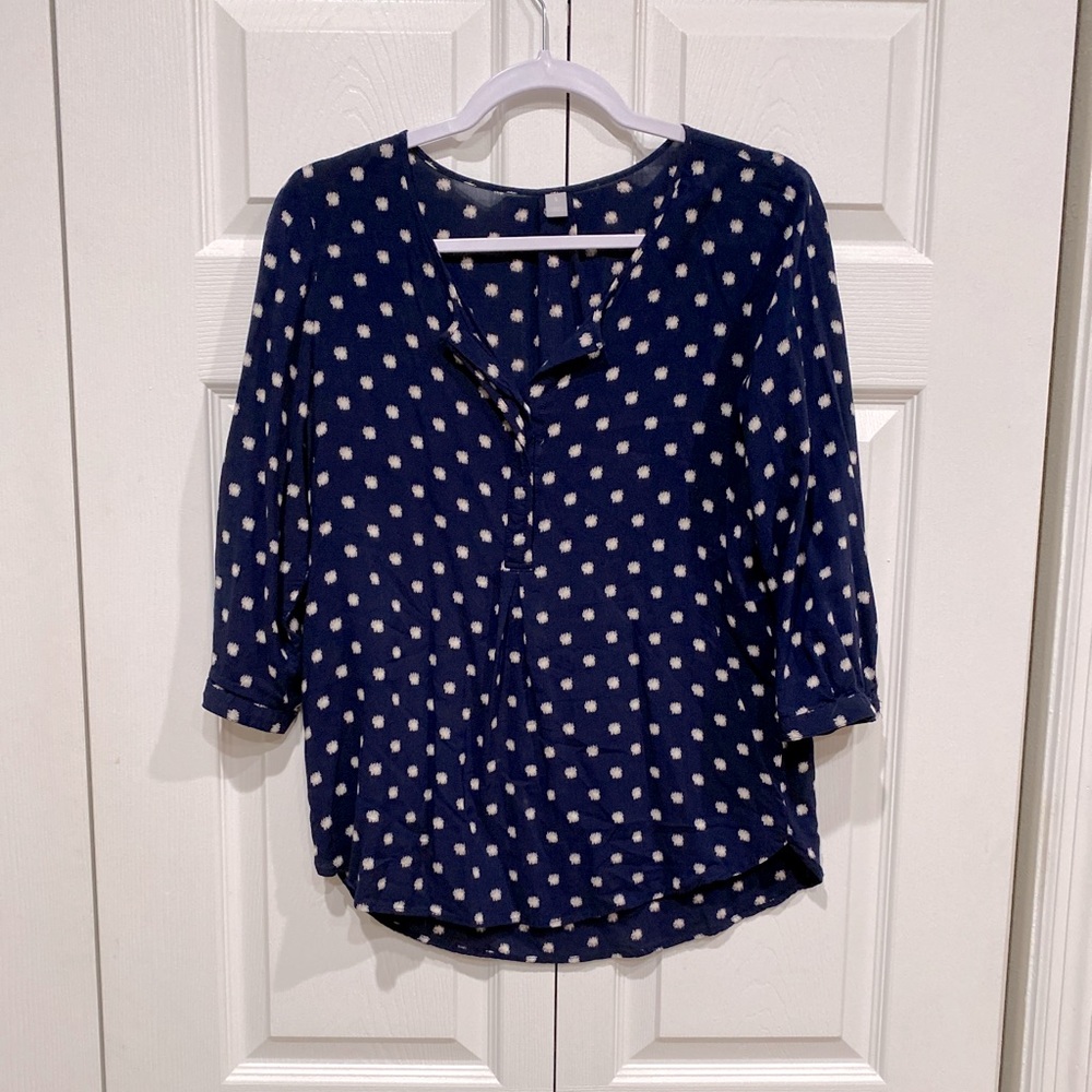 Polka dot blouse